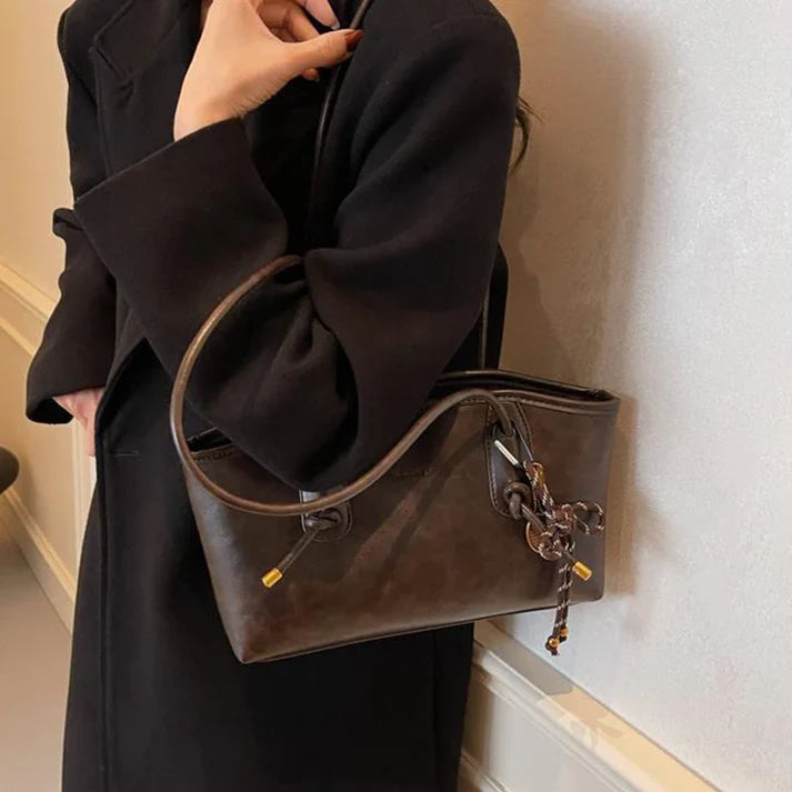 Renata - Bolso vintage de piel sintética