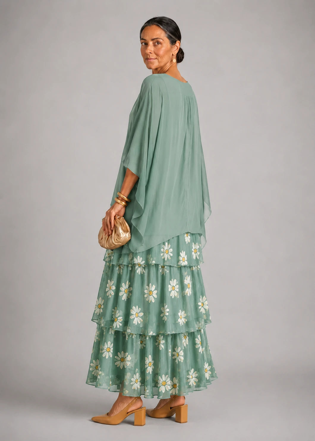 VESTIDO ALMA AGUA FLORAL